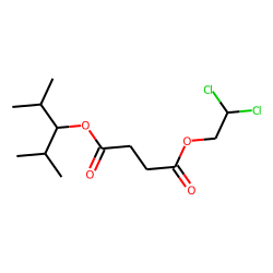 Succinic acid, 2,2-dichloroethyl 2,4-dimethylpent-3-yl ester
