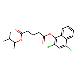 Glutaric acid, 3-methylbut-2-yl 2,4-dichloro-1-naphthyl ester