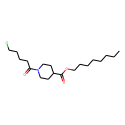 Isonipecotic acid, N-(5-chlorovaleryl)-, octyl ester