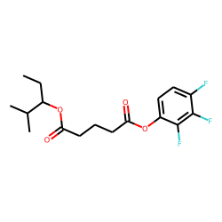 Glutaric acid, 2-methylpent-3-yl 2,3,4-trifluorophenyl ester