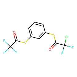 1,3-Benzenedithiol, S-chlorodifluoroacetyl-S'-trifluoroacetyl-
