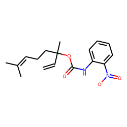 O-nitro carbanilic acid, linalyl ester