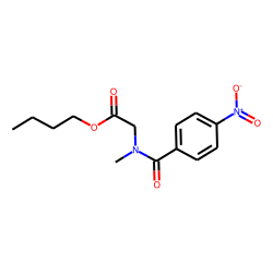 Sarcosine, N-(4-nitrobenzoyl)-, butyl ester