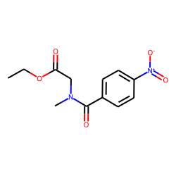 Sarcosine, N-(4-nitrobenzoyl)-, ethyl ester