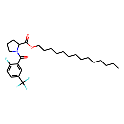 L-Proline, N-(2-fluoro-5-trifluoromethylbenzoyl)-, tetradecyl ester
