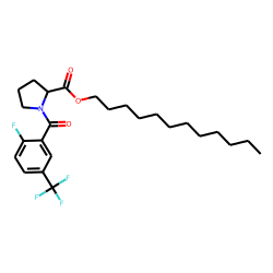 L-Proline, N-(2-fluoro-5-trifluoromethylbenzoyl)-, dodecyl ester