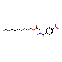 Sarcosine, N-(4-nitrobenzoyl)-, decyl ester