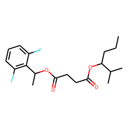 Succinic acid, 1-(2,6-difluorophenyl)ethyl 2-methylhex-3-yl ester