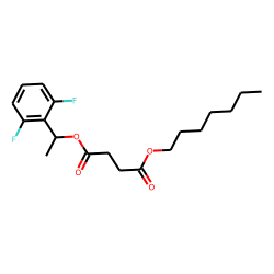Succinic acid, 1-(2,6-difluorophenyl)ethyl heptyl ester