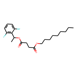 Succinic acid, 1-(2,6-difluorophenyl)ethyl nonyl ester