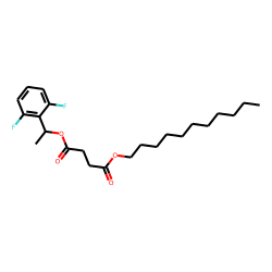 Succinic acid, 1-(2,6-difluorophenyl)ethyl undecyl ester