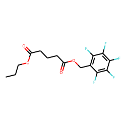 Glutaric acid, pentafluorobenzyl propyl ester