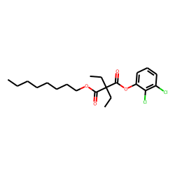 Diethylmalonic acid, 2,3-dichlorophenyl octyl ester