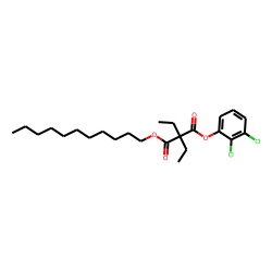 Diethylmalonic acid, 2,3-dichlorophenyl undecyl ester