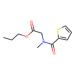 Sarcosine, N-(2-thienylcarbonyl)-, propyl ester