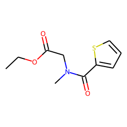 Sarcosine, N-(2-thienylcarbonyl)-, ethyl ester
