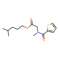 Sarcosine, N-(2-thienylcarbonyl)-, isohexyl ester