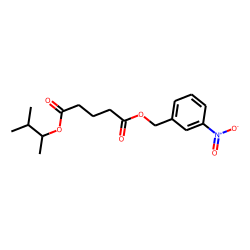 Glutaric acid, 3-methylbut-2-yl 3-nitrobenzyl ester