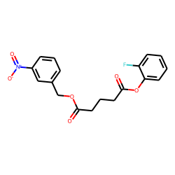 Glutaric acid, 2-fluorophenyl 3-nitrobenzyl ester
