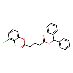 Glutaric acid, 2,3-dichlorophenyl diphenylmethyl ester