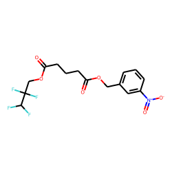 Glutaric acid, 2,2,3,3-tetrafluoropropyl 3-nitrobenzyl ester