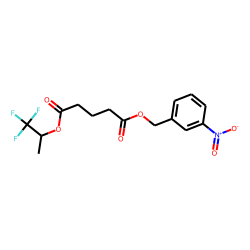 Glutaric acid, 1,1,1-trifluoroprop-2-yl 3-nitrobenzyl ester