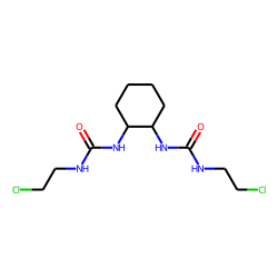 1,1'-(1,2-Cyclohexylene)bis[3-(2-chloroethyl)urea], trans