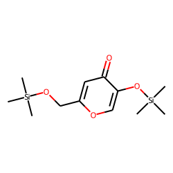 4H-Pyran-4-one, 5-[(trimethylsilyl)oxy]-2-[[(trimethylsilyl)oxy]methyl]-