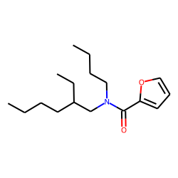 Furan-2-carboxamide, N-butyl-N-2-ethylhexyl-