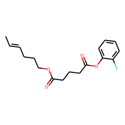 Glutaric acid, hex-4-en-1-yl 2-fluorophenyl ester