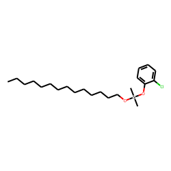 Silane, dimethyl(2-chlorophenoxy)tetradecyloxy-