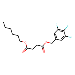 Succinic acid, hexyl 3,4,5-trifluorobenzyl ester