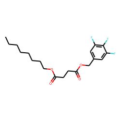 Succinic acid, octyl 3,4,5-trifluorobenzyl ester