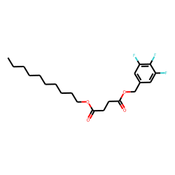 Succinic acid, decyl 3,4,5-trifluorobenzyl ester