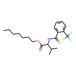 L-Valine, N-(2-trifluoromethylbenzoyl)-, heptyl ester