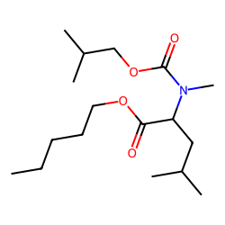 L-Leucine, N-isobutoxycarbonyl-N-methyl-, pentyl ester