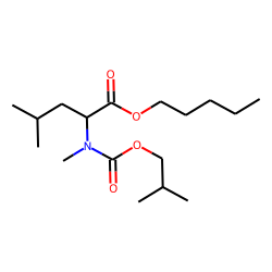 l-Leucine, N-isobutoxycarbonyl-N-methyl-, pentyl ester