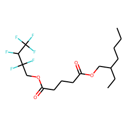 Glutaric acid, 2-ethylhexyl 2,2,3,4,4,4-hexafluorobutyl ester