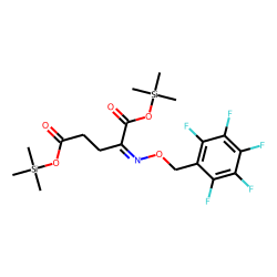2-Ketoglutaric acid pfbo-tms