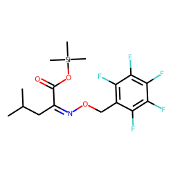 2-Ketoisocaproic acid pfbo-tms