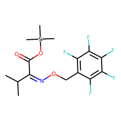 3-Methyl-2-ketobutyric acid pfbo-tms