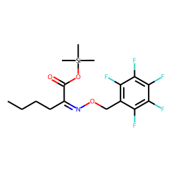 2-Ketohexanoic acid pfbo-tms