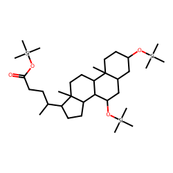 Cholan-24-oic acid, 3,7-bis[(trimethylsilyl)oxy]-, trimethylsilyl ester, (3«alpha»,5«beta»,7«alpha»)-