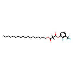 Dimethylmalonic acid, 2-fluoro-3-trifluoromethylphenyl octadecyl ester