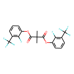Dimethylmalonic acid, di(2-fluoro-3-trifluoromethylphenyl) ester