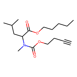 L-Leucine, N-methyl-N-(but-3-yn-1-yloxycarbonyl)-, pentyl ester