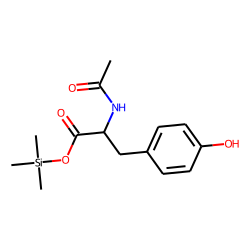 N-Acetyltyrosine, mono-TMS