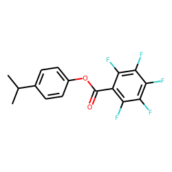 4-Isopropylphenol, pentafluorobenzoyl ester