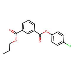 Isophthalic acid, 4-chlorophenyl propyl ester