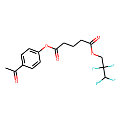 Glutaric acid, 2,2,3,3-tetrafluoropropyl 4-acetylphenyl ester